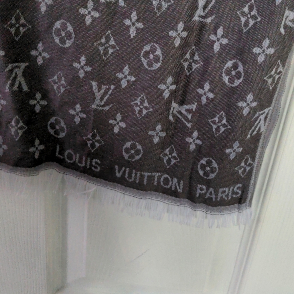 Louis Vuitton Denim Monogram Shawl